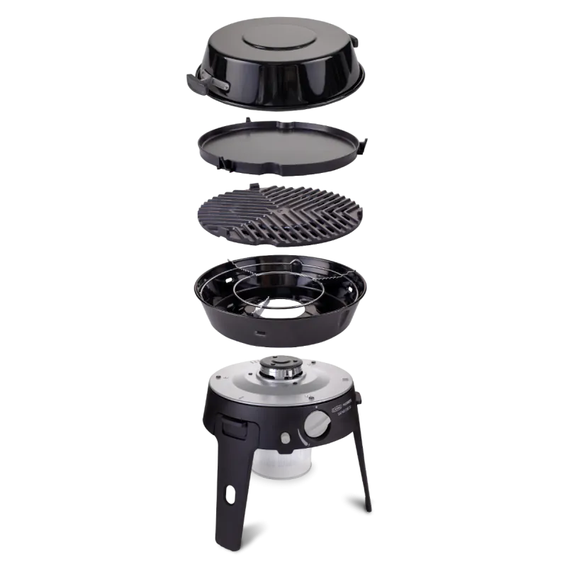CADAC Safari Chef 30 | Barbecue à gaz compact 4-en-1