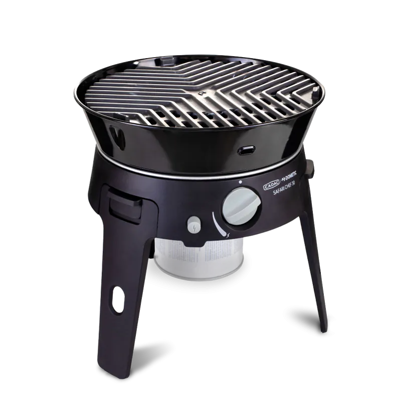 CADAC Safari Chef 30 | Barbecue à gaz compact 4-en-1