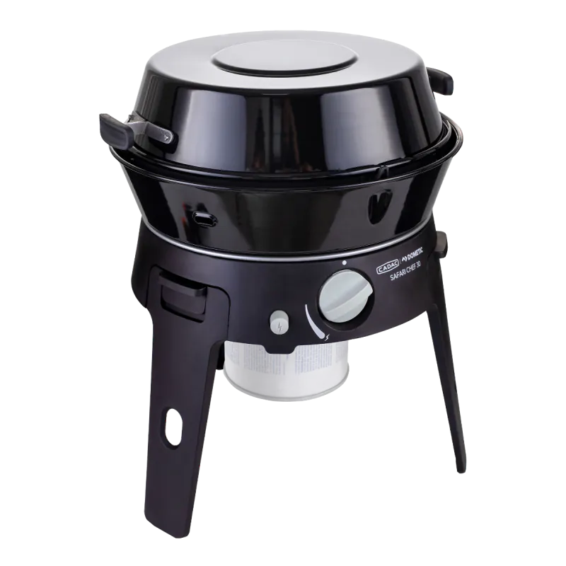 CADAC Safari Chef 30 | Barbecue à gaz compact 4-en-1