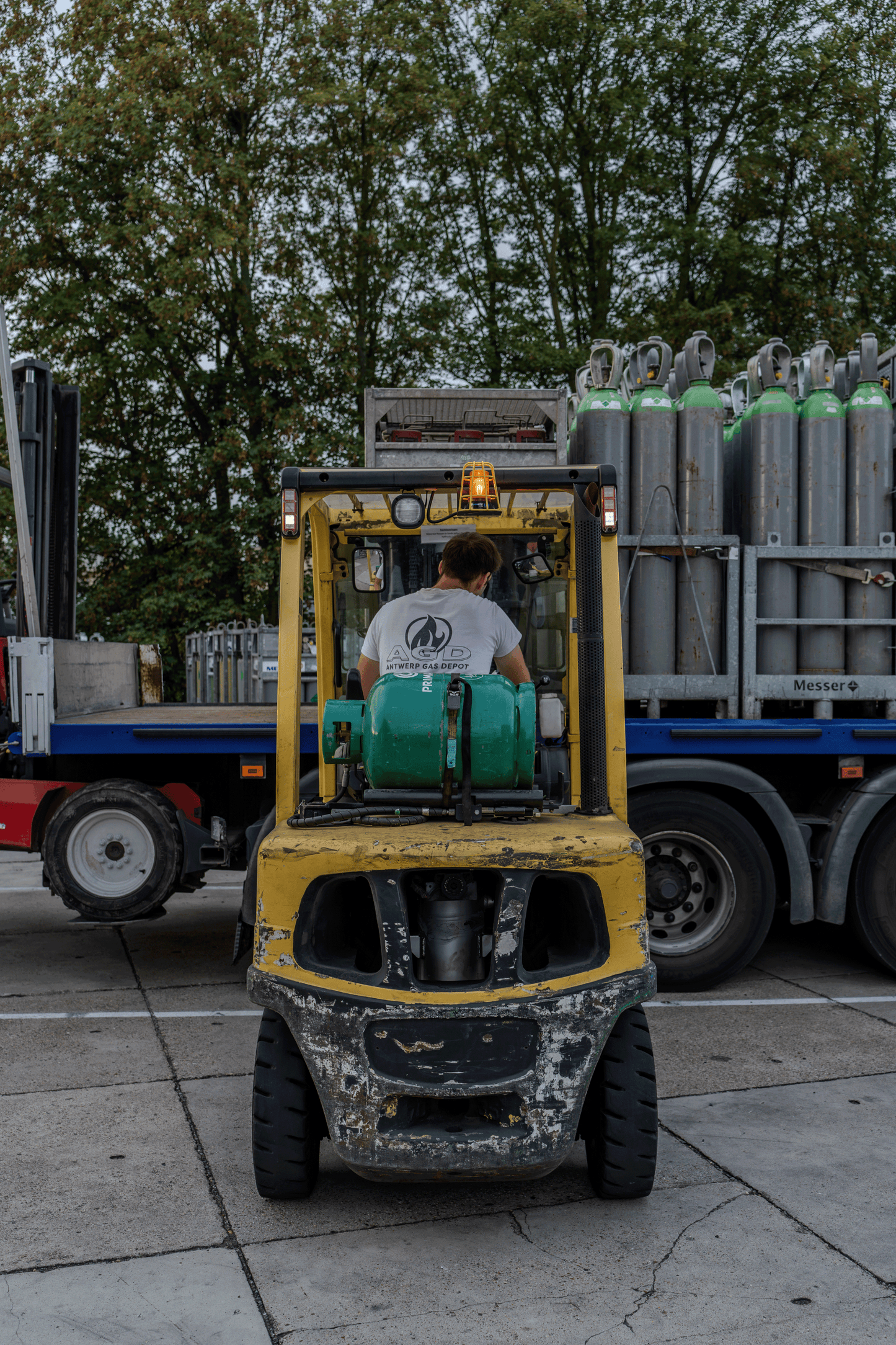 Primagaz 18 kg vorkheftruck gasfles | Easyclip propaan