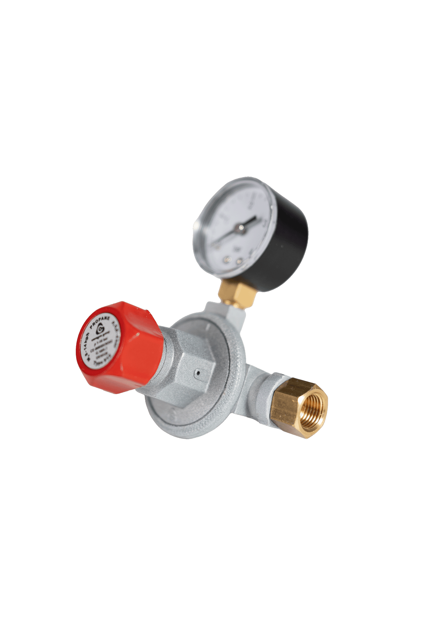 Régulateur de pression de propane réglable avec manomètre